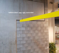 Artificial Green Walls turn concrete canyon into a porte cochere