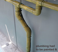 Artificial Green Wall above Penthouse Pool- tricky install!