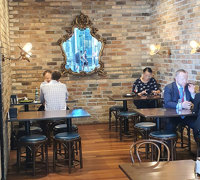 Latest Green-Accents for inner-city Cafe...