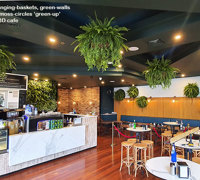 Latest Green-Accents for inner-city Cafe...