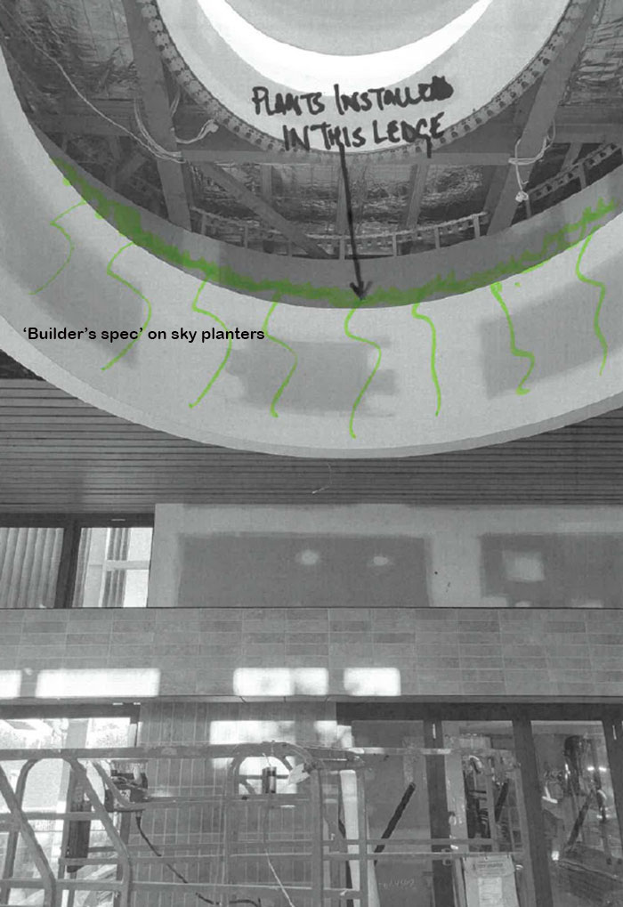Impressive Tavern Refurb using Artificial Greenery overhead effectively...