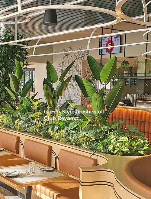 Green-Style finishes off stunning Club extension...