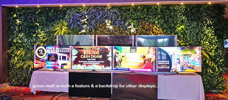 Raised Planter & Green-Wall in Club Foyer