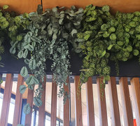 Very latest artificial greenery ideas used to lift Shopping Cnt Dining Precinct...