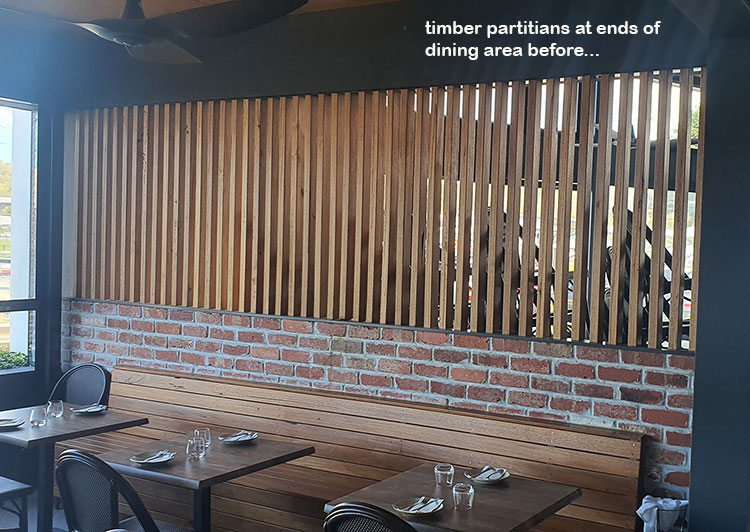 Very latest artificial greenery ideas used to lift Shopping Cnt Dining Precinct...