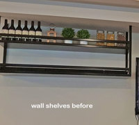 How to easily add artificial greenery to shelves...