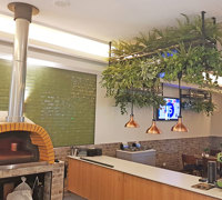 How to easily add artificial greenery to shelves...