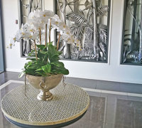 Artificial Green Walls, Greenery & Florals in Club Reception