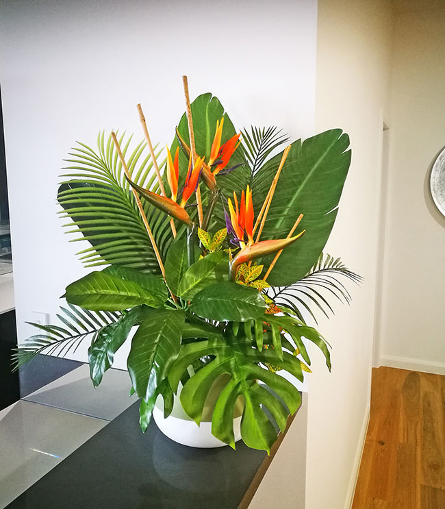 Artificial Green Walls, Greenery & Florals in Club Reception