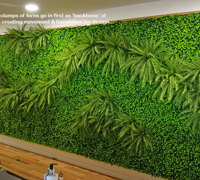 Artificial Green Walls, Greenery & Florals in Club Reception