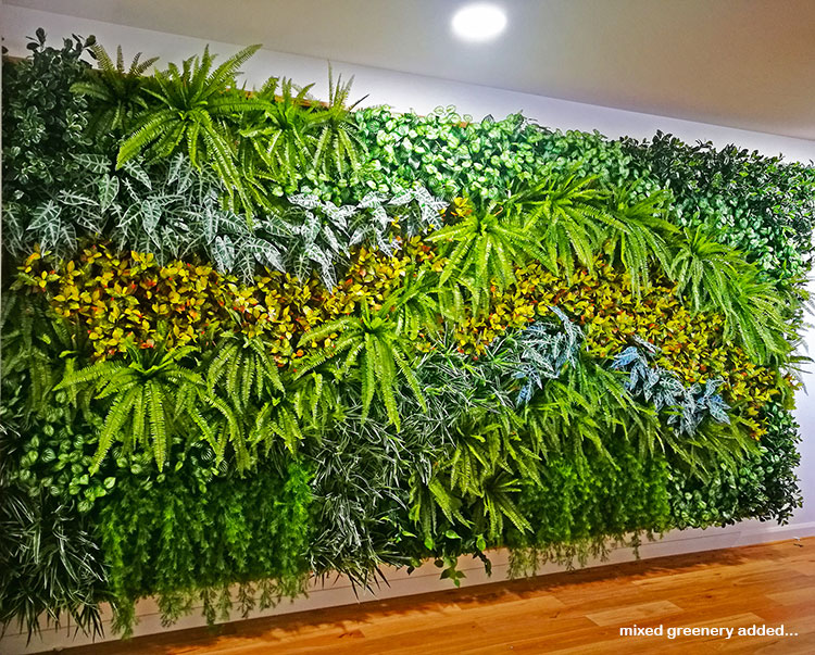 Artificial Green Walls, Greenery & Florals in Club Reception
