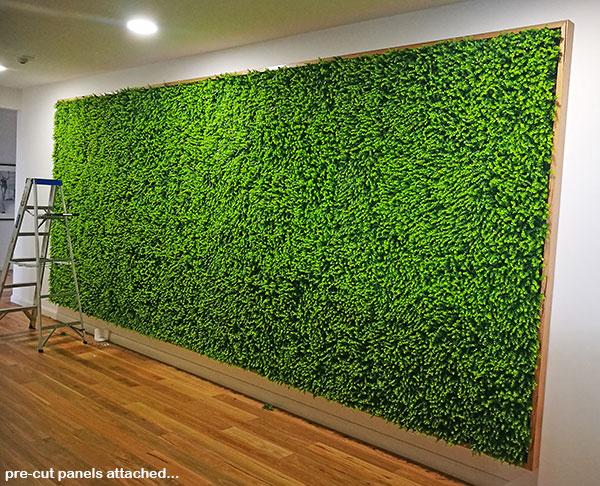 Artificial Green Walls, Greenery & Florals in Club Reception