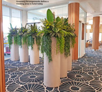 GREEN is the new BLACK!!- mixed Greenery as Floral Art...