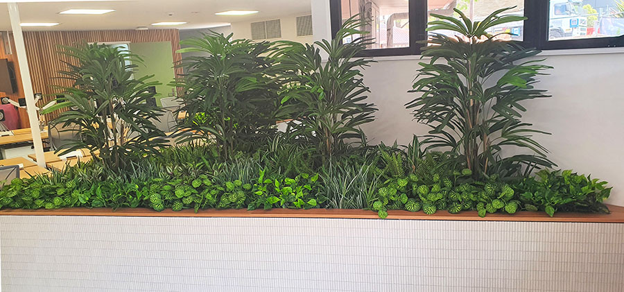New offices with a green shine...