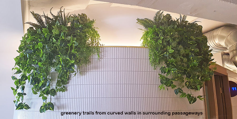 New offices with a green shine...