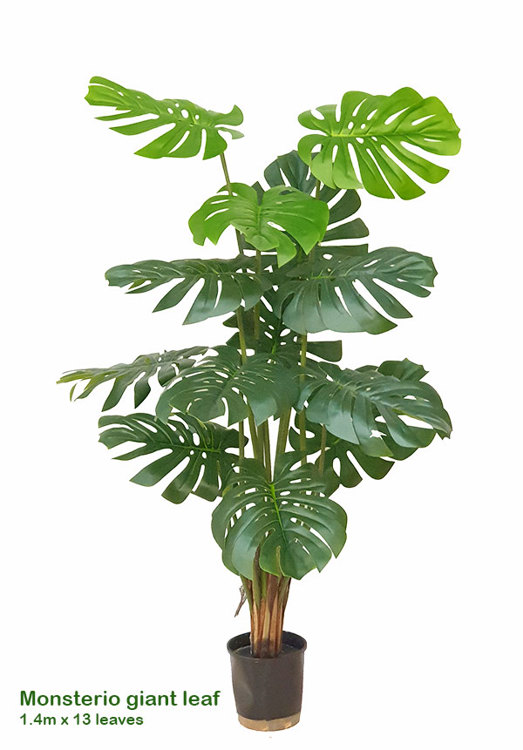 Articial Plants - Monsterio 'giant leaf' 1.4m