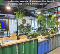 Modern Office...trending green
