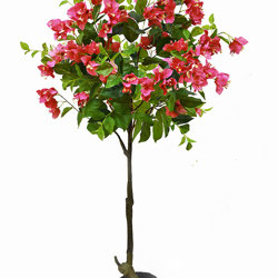 Bougainvillea Topiary- 1.5m cerise - artificial plants, flowers & trees - image 2