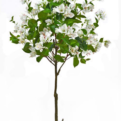Bougainvillea Topiary- 1.5m white - artificial plants, flowers & trees - image 2