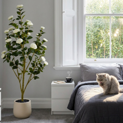 Camellia 1.7m white  - artificial plants, flowers & trees - image 2