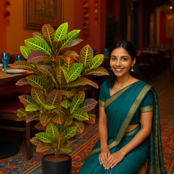 Croton 1.5m - artificial plants, flowers & trees - image 4