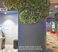 Gaming-Rooms made more inviting & social distancing compliant with a little Green Help...
