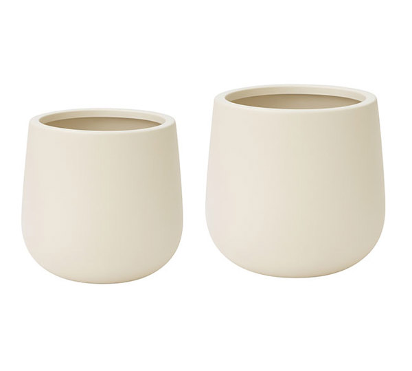 Planters- Duffle Pot small - off-white