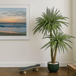 Fern Palm 1.75m triple-stem - artificial plants, flowers & trees - image 1
