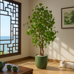 Gingko Tree 1.7m - artificial plants, flowers & trees - image 2