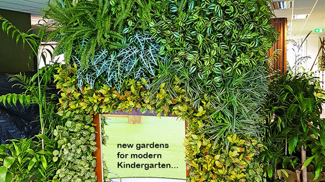 New gardens for modern Kindergarten...