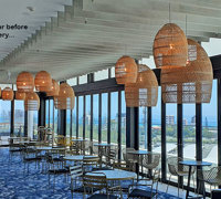 new Sky Bar @ GC Airport Hotel- greenery n scenery!