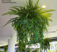 Country Club needed green interior to match exterior setting...