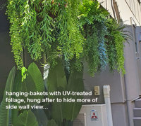 Residential eyesore becomes instant stunning Garden feature...