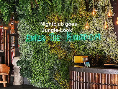 Nightclub goes "Jungle-Look"...