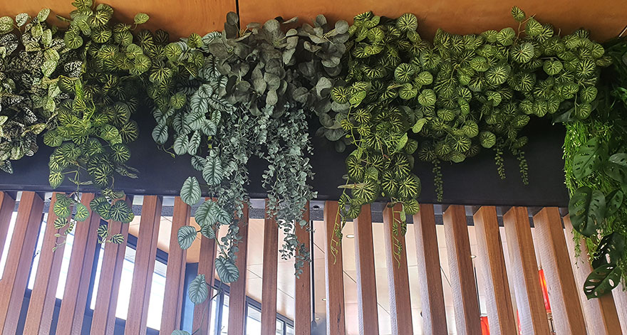 Very latest artificial greenery ideas used to lift Shopping Cnt Dining Precinct... image 7